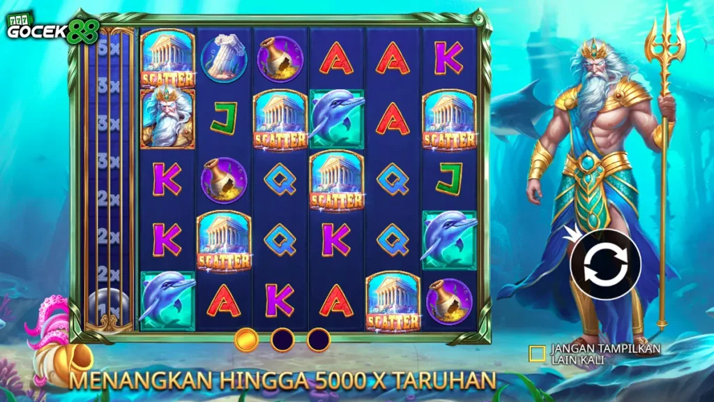 tampilan awal Waves of Poseidon