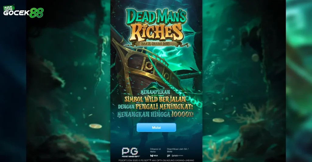 tampilan awal Dead Man’s Riches