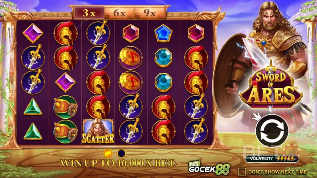 layar game Sword of Ares