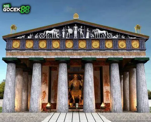 ilustrasi Kuil Zeus di Olympia