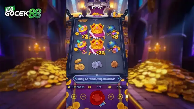 layar permainan Mr Treasure’s Fortune
